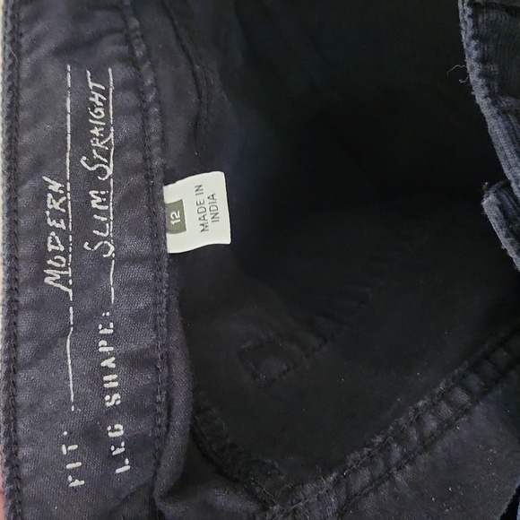 Eddie Bauer Black Modern Slim Straight Corduroy Pants - Picture 4 of 8